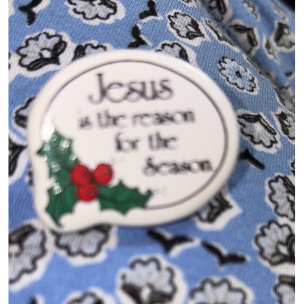 Jesus is the reason for the season Christmas  pin